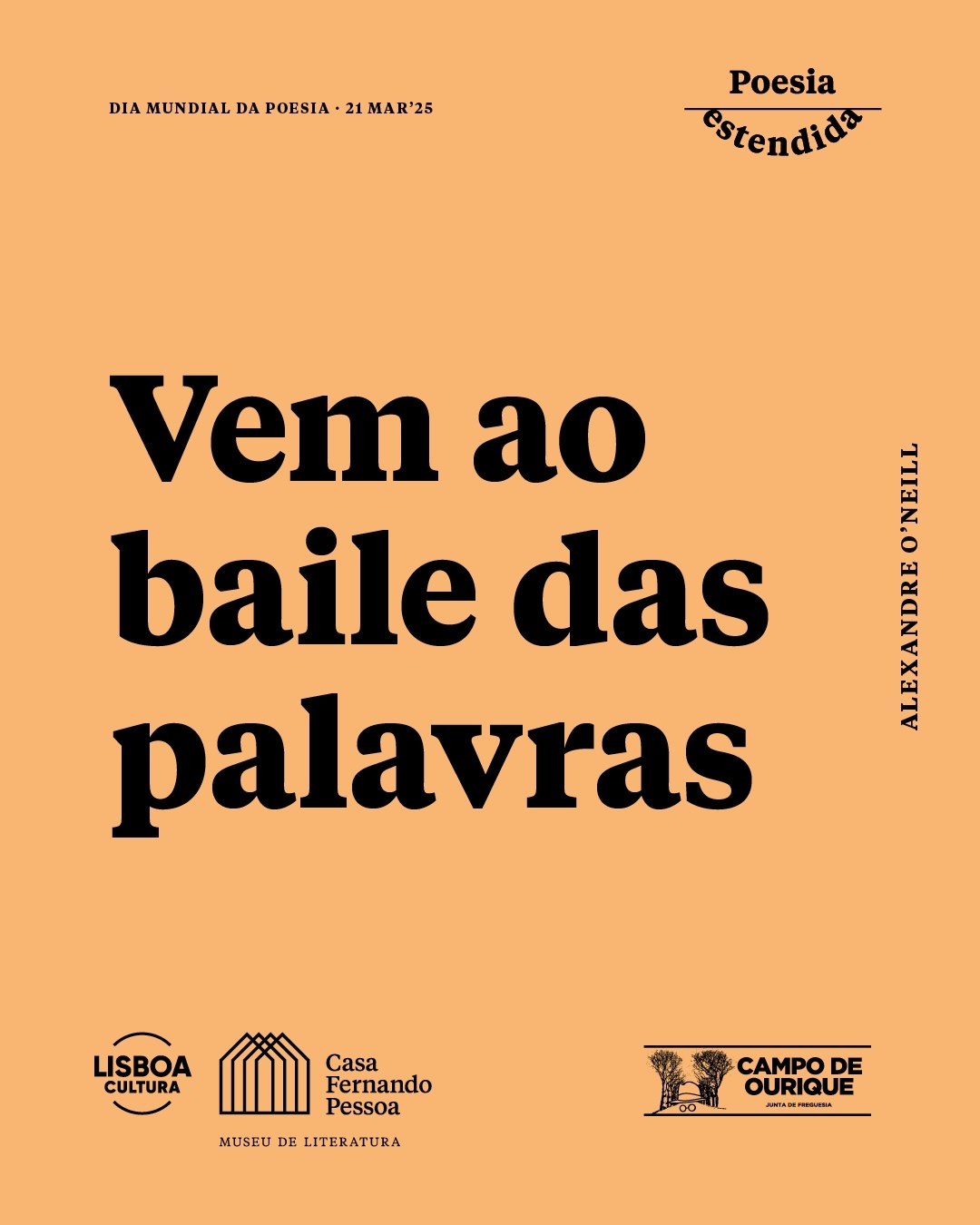 Vem ao baile das palavras de Alexandre O'Neill