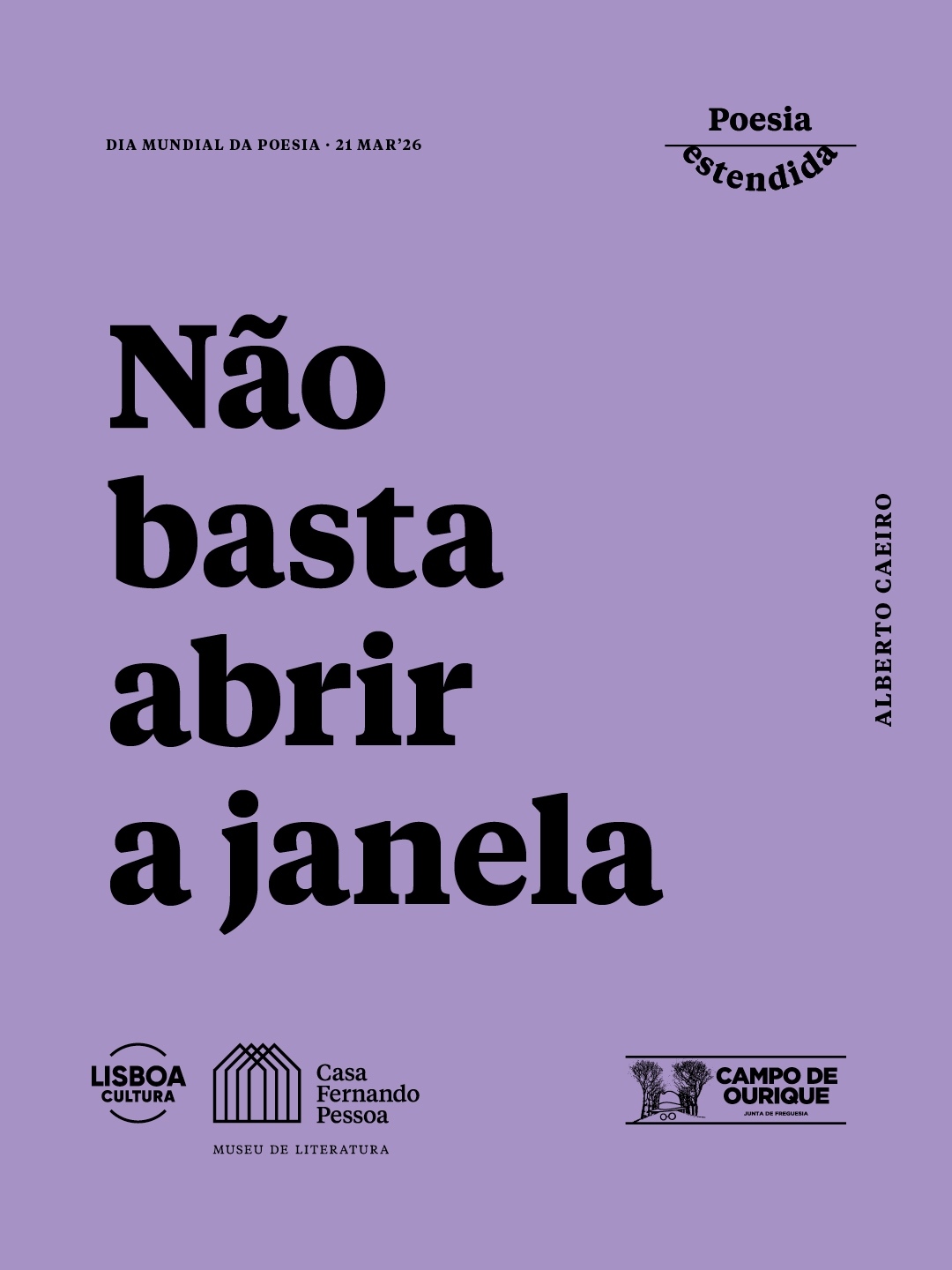 Não basta abrir a janela 