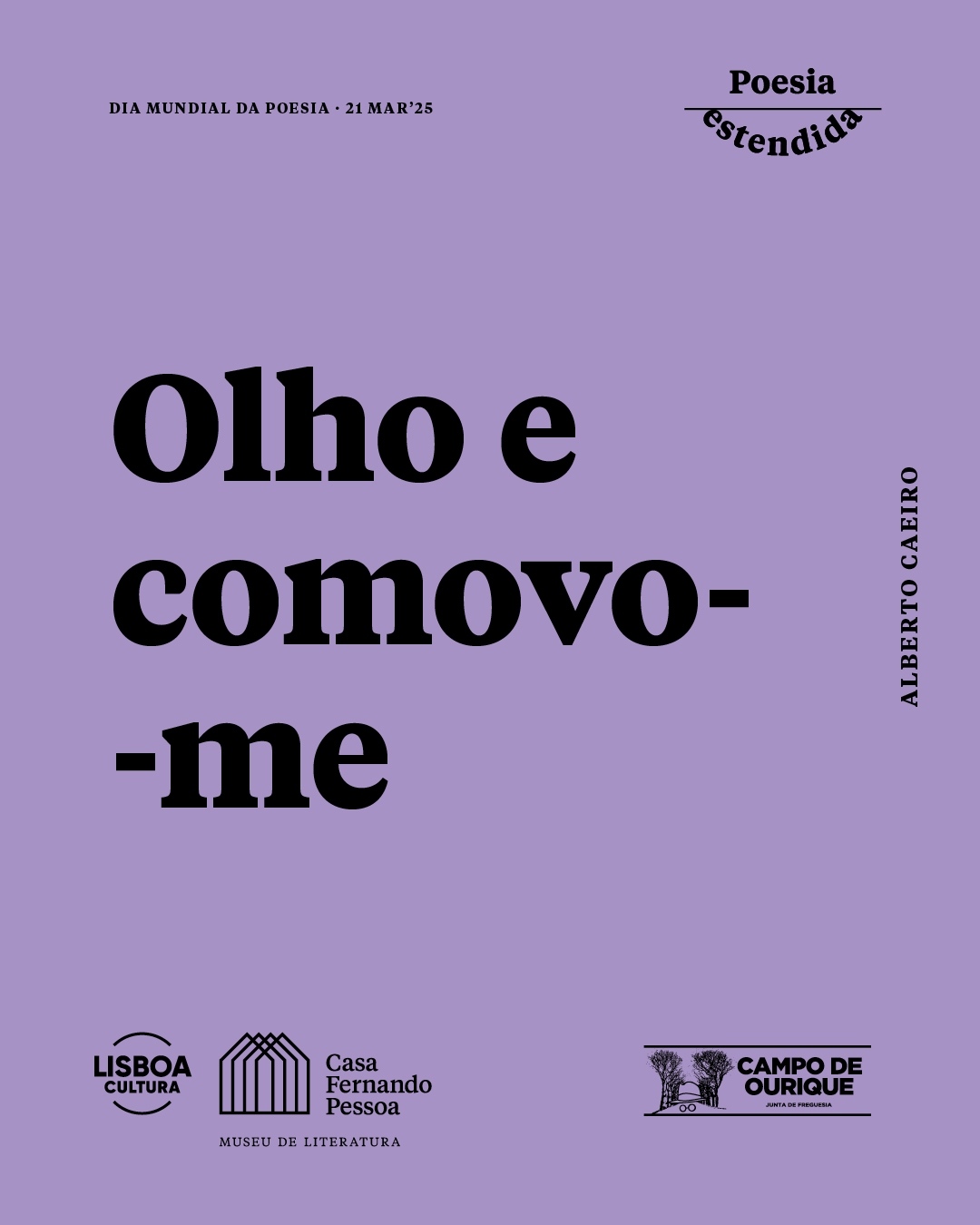 Olho e comovo-me de Alberto Caeiro