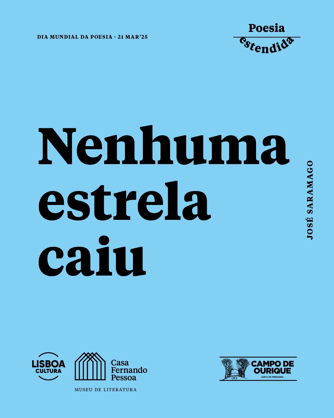 Nenhuma estrela caiu de José Saramago