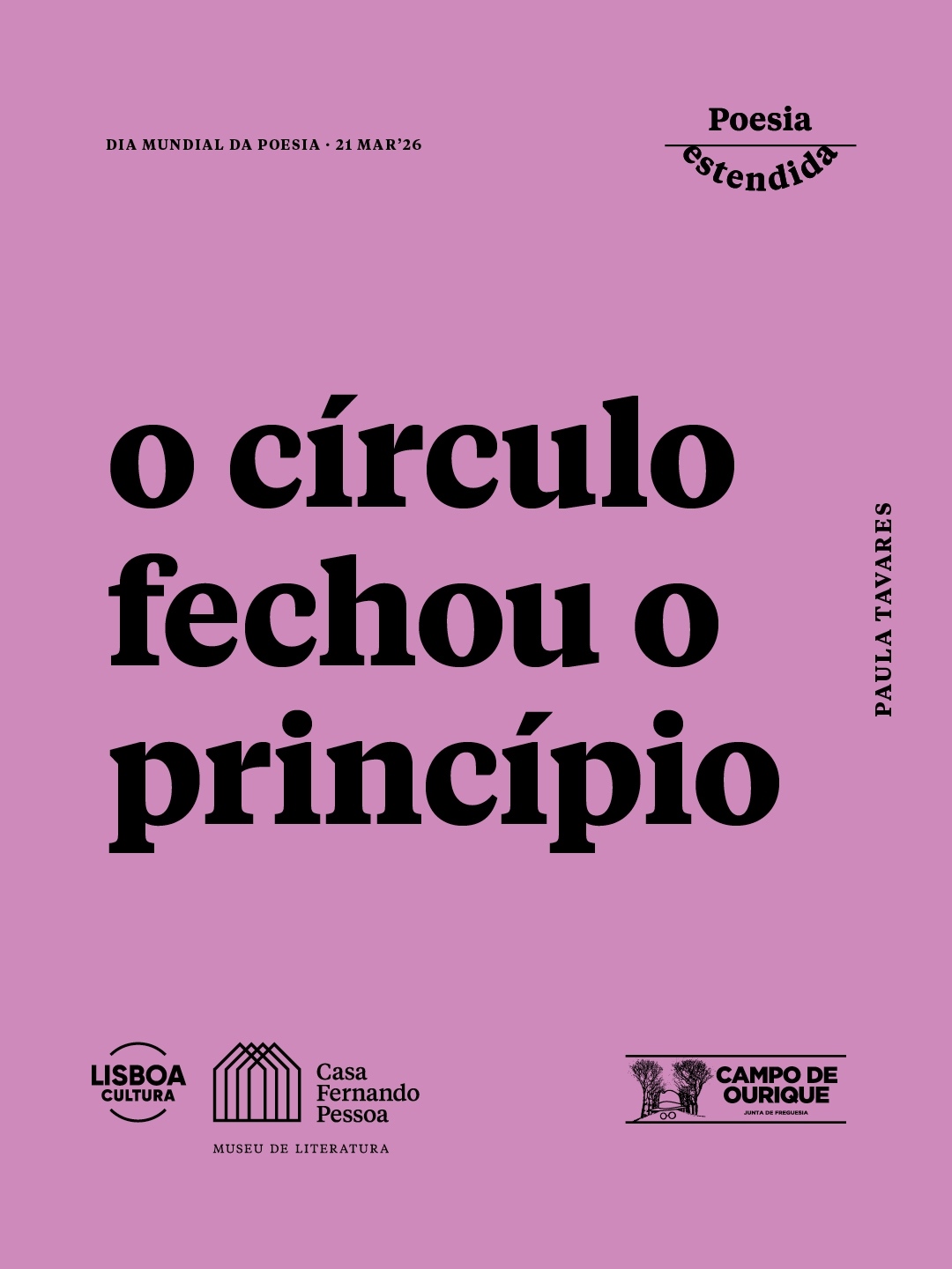 o círculo fechou o princípio 